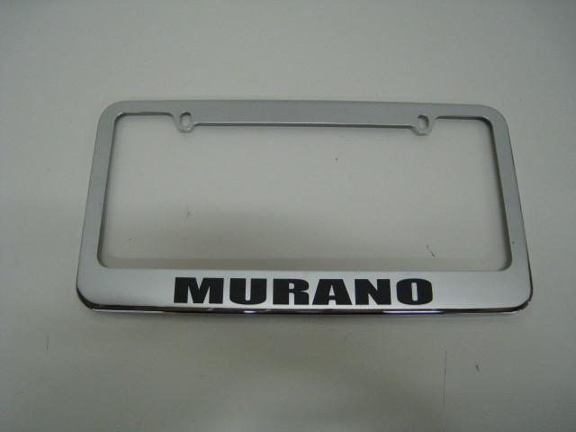Nissan murano metal license plate frame