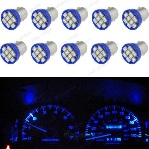 10pcs bright blue 12v led instrument panel ba9s 1815 light bulbs for cadillac