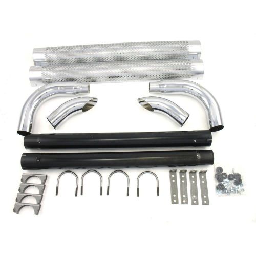 Patriot exhaust h1080 80&#034; chrome side exhaust
