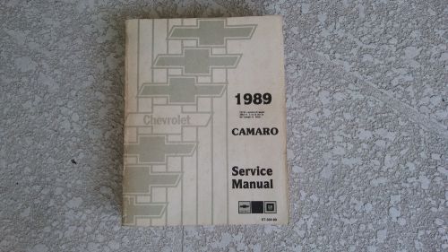 1989 factory chevrolet camaro service manual original. best deal on ebay!