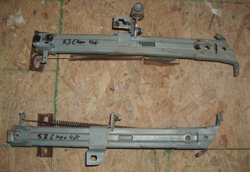 1953 1954 chevrolet car front bench seat frame floor mount track guide