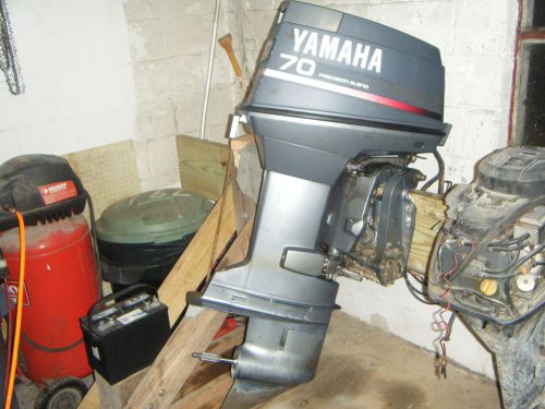 Find Yamaha 70 outboard precision blend 2 stroke oil injected 20