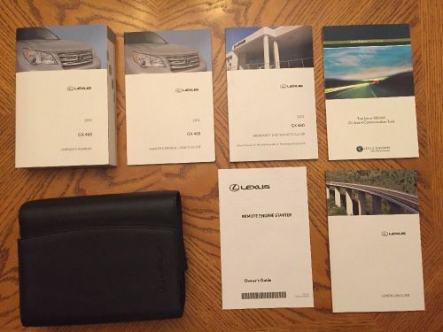 2012 lexus gx460 owner&#039;s manuals stock #133