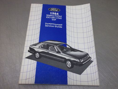 1984 ford tempo escort lynx exp diy factory service repair manual