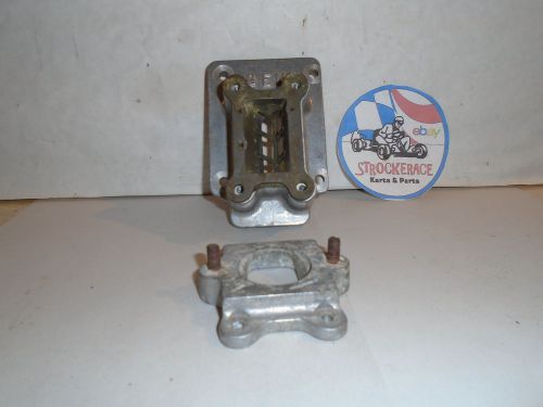 Vintage racing go kart gem mcculloch v6 stuffer intake cart part