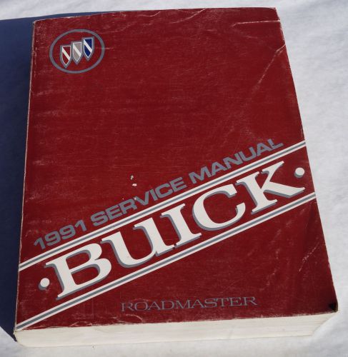 1991 buick roadmaster factory service shop repair manual (37034)