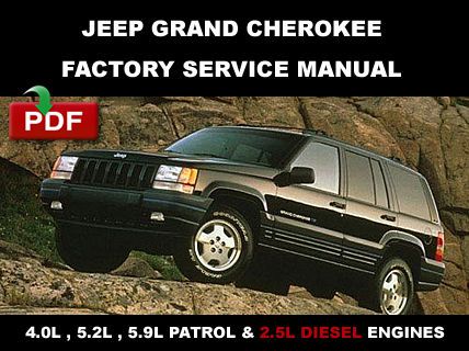 Jeep grand cherokee 1993 - 1998 factory service repair workshop fsm manual
