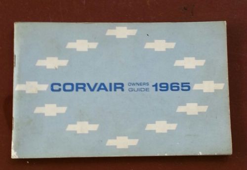 1965 corvair owners guide booklet. good condition.  like a cheap corvette.