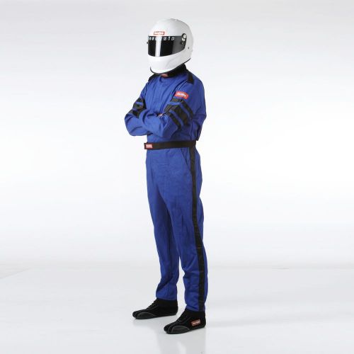 Racequip 110028 driving suit sfi-1 1-l suit  blue 3x-large