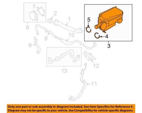 Ford oem 2013 f-350 super duty 6.7l-v8 emission-separator dc3z6a785a