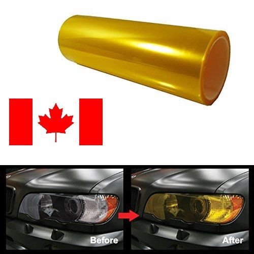 Gold yellow  headlight tint !! 12 inch x 39 inch!!free shipping!! top quality !!