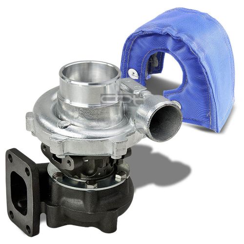 T04e t3/t4 .48 a/r 50 trim turbo/turbocharger ext wastegate+blue hot blanket