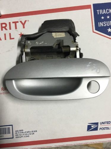 Bmw 97-2001 740i 740il 750il e38 left exterior driver door handle titaniumsilver