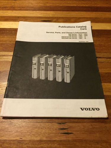 Volvo oem service, parts, &amp; owner&#039;s information 200 700 800 s70 v70 900 s90 v90