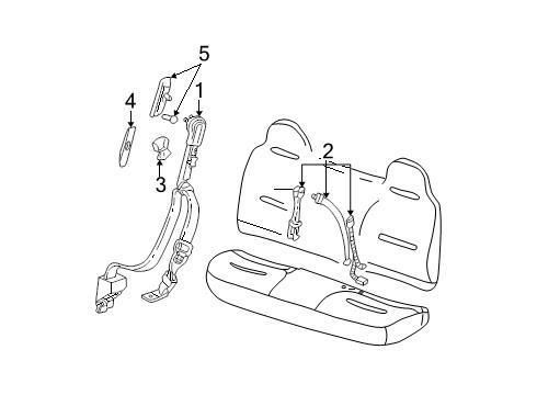 Ford oem seat belt lap and shoulder belt 1c3z25611b09aaf image 1