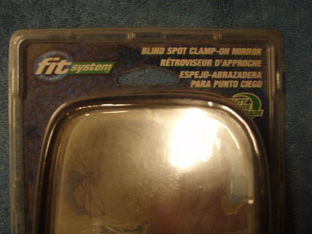 Fit system - blind spot clamp on mirror - 8x4 inches, new in package (trailer)