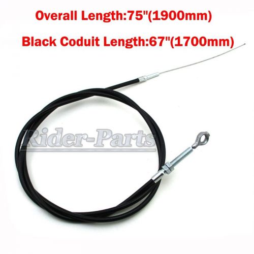 75&#039;&#039; long w/67&#039;&#039; casing go kart throttle cable american sportworks manco #8521