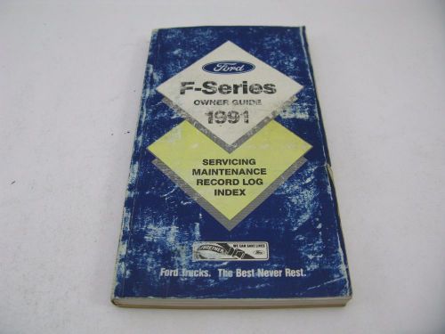 Ford 1991 91 f150 f250 f350  owners manual pickup truck guide set f series 150