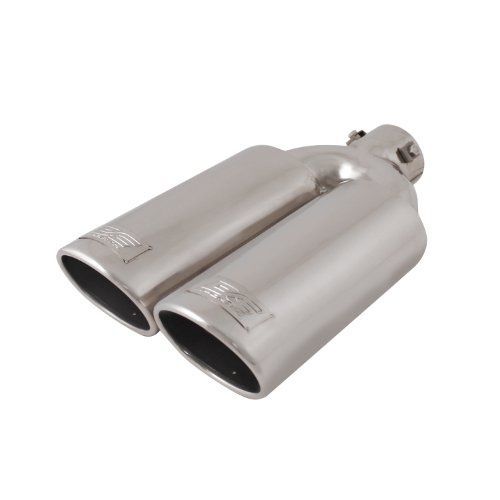 Dc sports dc sport ex-2012 stainless steel oval slant cut bolt-on exhaust tip