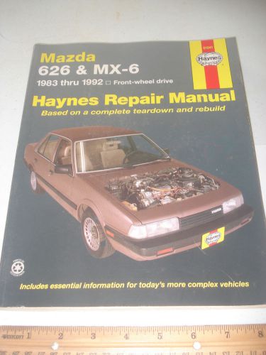 Mazda 626 &amp; mx-6 haynes repair manual