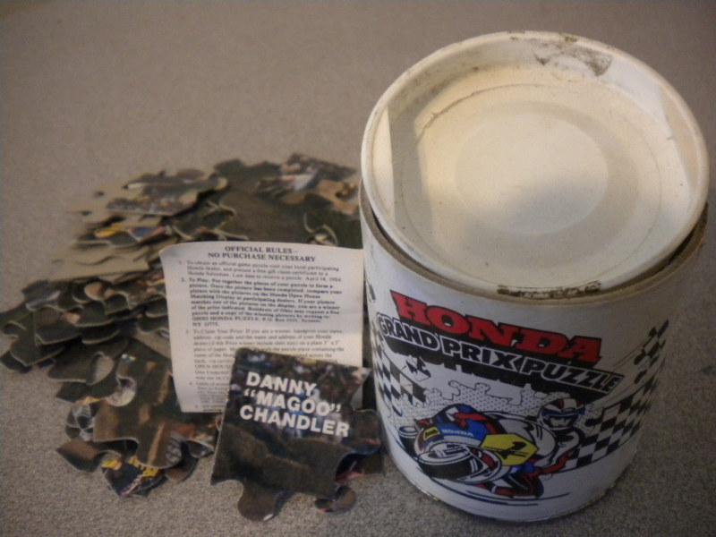 Honda grand prix puzzle in a can danny magoo chandler