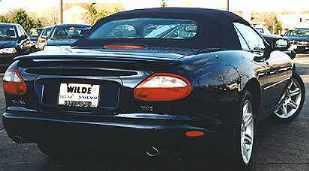 Painted jaguar xk8 custom style spoiler 2000-2001