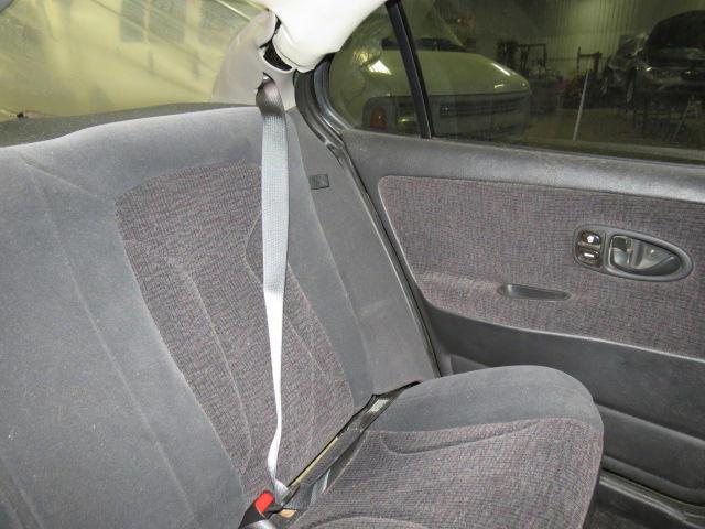 2002 saturn s series sedan rear seat belt & retractor only lh driver gray