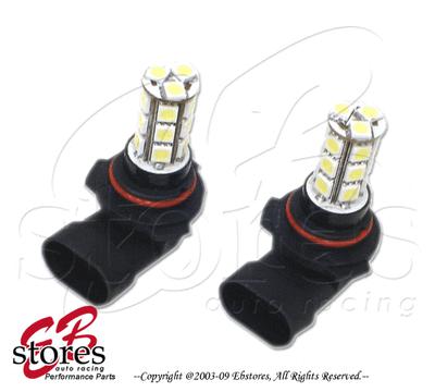 Led 9006 xenon hid white 18 smds light bulbs (foglight)