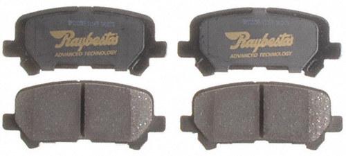 Raybestos atd1281c brake pad or shoe, rear-advanced technology brake pad