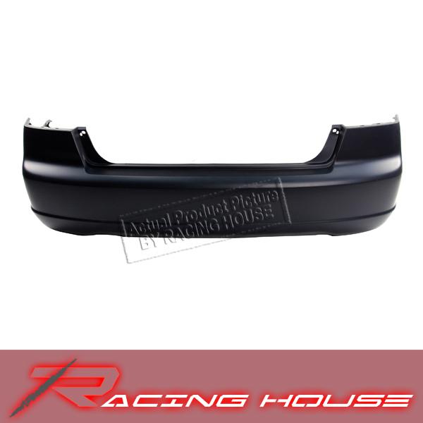 2001-2003 honda civic 4dr dx/lx/hx/ex matte black plastic rear bumper cover 2002