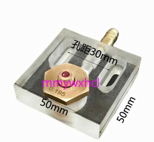 1pc wire cut edm machine parts ruby water spray guide 0.195 direct water 50x50mm