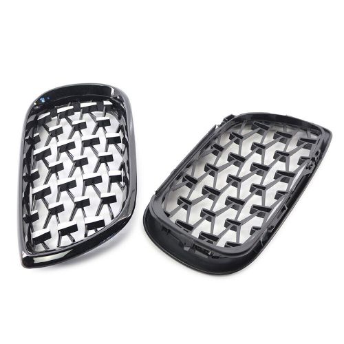 Style front bumper kidney grille for bmw 3 series e46 4door 02-05