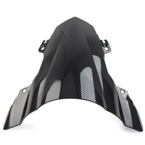 Motorcycle black carbon fiber abs windshield shield for bmw s1000rr 2015-2018