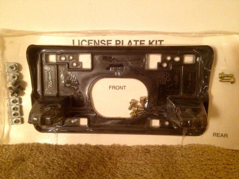 License plate kit brand new in plastic free shipping