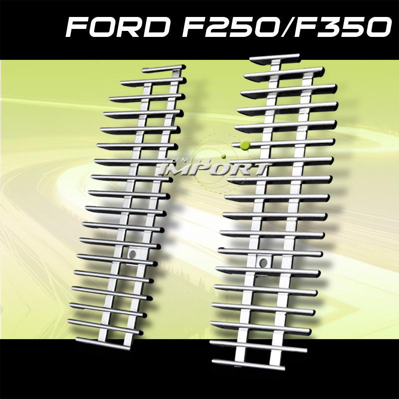 Ford 99-04 f450/f550 superduty front billet side vent grille insert replacement