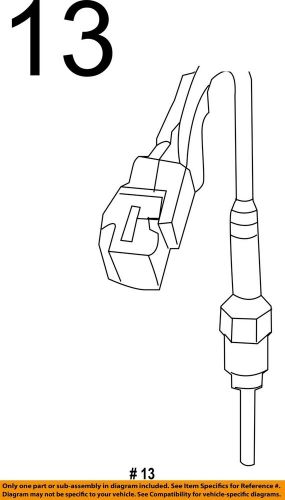 Gm oem egr system-temperature sensor 12636966