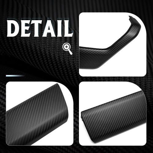 Matte carbon door panel handle trim kit for ford f150 raptor r raptor lariat 21+