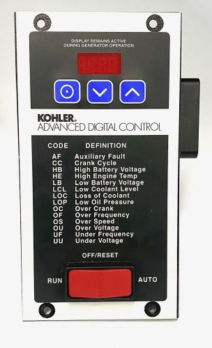 Kohler gm28707 / adc 2100 , advanced digital controller -under 10 hours of use-