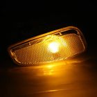 Side marker turn signal lamps white lens amber t10 for jeep renegade 2015-2023