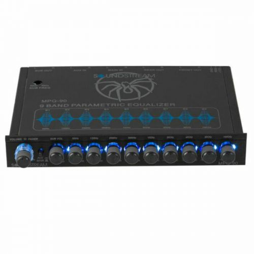 Soundstream mpq-90 9-band graphic eq w/ subwoofer control