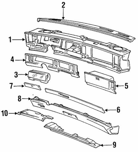 Genuine gm plate assembly-i/p tr   (right) 25601439