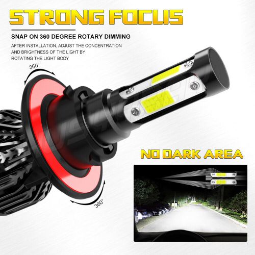 Led headlight bulbs for ski doo mxz gen 4 ace 900 turbo 2019-2021 high-low beam