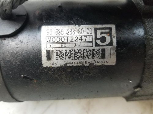 Peugeot 308 starter motor 1.6 diesel 5 speed manual 2007 dv6ted4 (9hz)