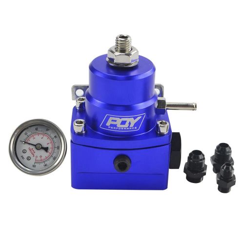 High pressure fuel regulator w/ boost-8an 8/8/6 efi fuel pressure regulator