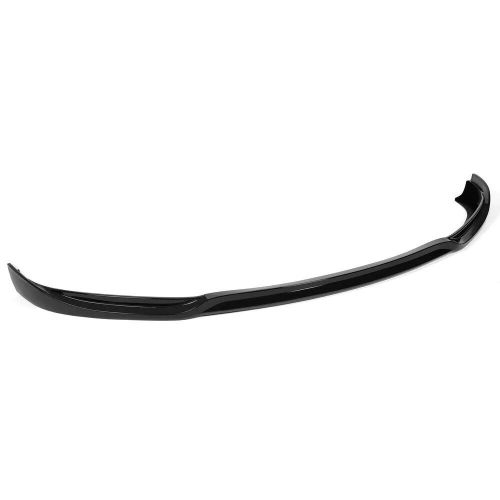 Glossy black front bumper lip spoiler splitter w/hardware for tesla s 2012-2017