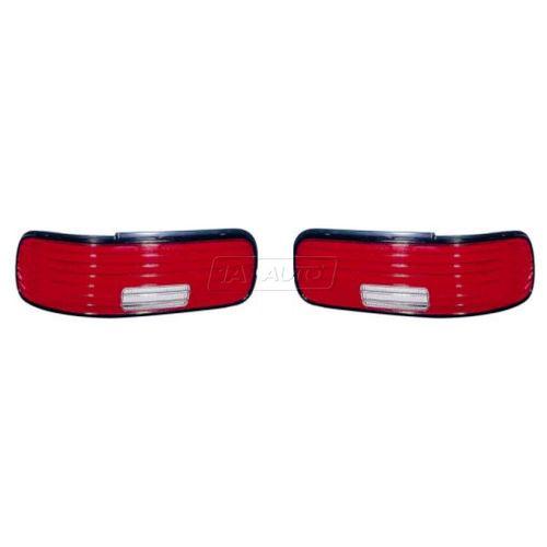 94-96 chevy impala taillights taillamps rear brake lights lamps lens pair set