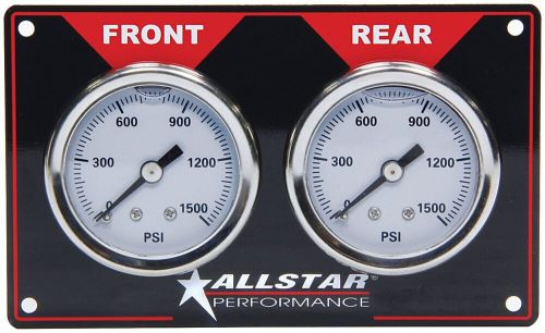 Allstar performance all80172 brake bias gauge panel - dual - 0-1500 psi -