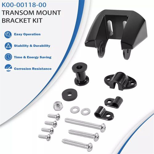 K00-00118-00 transom mount bracket kit for garmin 010-10272-00 transducer