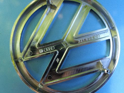 Find New Genuine VW Volkswagen Golf Mk1 321.853.601 Front Grill Badge ...