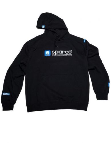 Sparco sweatshirt hooded www black small (s)- sp03100nr1s